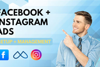setup and manage facebook ads campaigns, instagram ads, meta ads manager