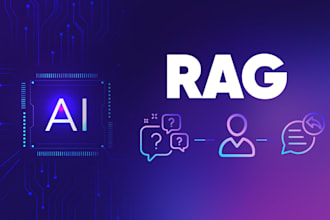 develop custom rag system, ai agent, ai saas, ai web app, llm, ai chatbot, llama