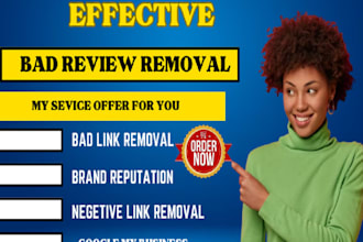 permanently remove negative links, mugshots, bad article news from google search