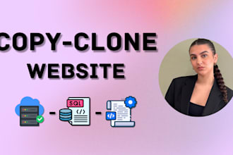 copy website and redesign duplicate website or landing page