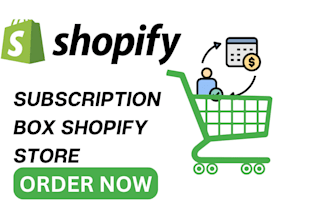design subscription box shopify store subscription box website store design