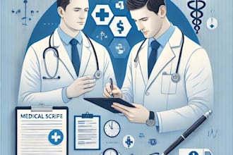 medical charting with audio and video transcription