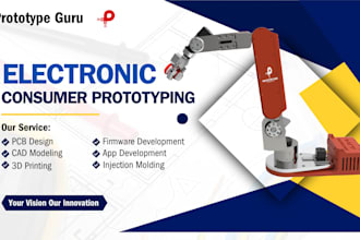 rapid electronic product prototyping,pcb design,cad modeling,3d printing