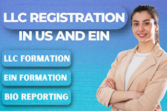 do streamline llc registration in the US and ein number