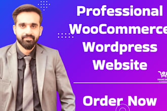 design wordpress woocommerce website, wordpress ecommerce website, online store