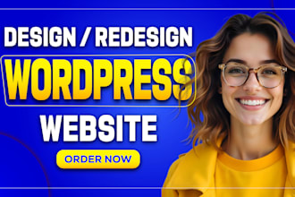 build responsive landing page, redesign, wordpress website with elementor pro