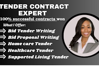 do uk tender, bid proposal rfp for healthcare home care supported living tender