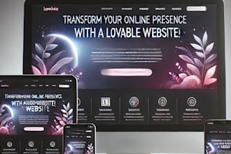 design a high converting lovable website for your business