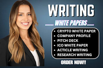 do white paper design crypto white paper white paper writing