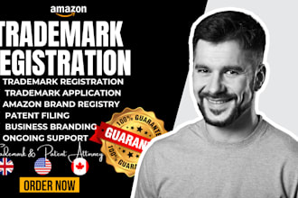 be your licensed USA trademark attorney, amazon brand registry, patent attorney