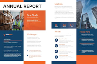 design one pager executive summary or report