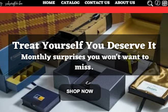 design exceptional subscription box shopify auction store membership website