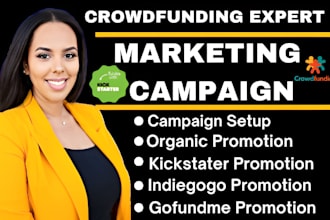 do organic crowdfunding campaigns promotion on gofundme fundraiser kickstarter