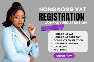 handle your hong kong vat, company registration, provide a hk physical address