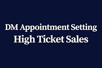 set direct message appointments for your offer