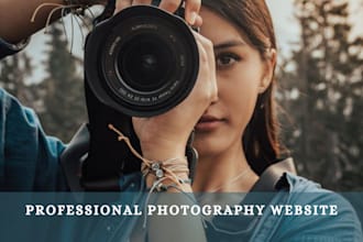 build photography website, portfolio website, with booking functionality