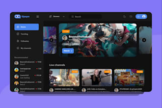develop on demand video streaming app, live streaming app, music streaming app