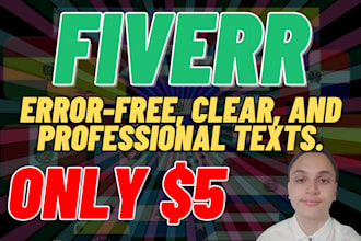 proofread and correct your text in spanish or english