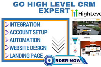 setup gohighlevel landing page sales funnel gohighlevel website ghl form survey
