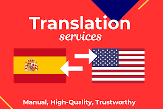 deliver manual english spanish translation