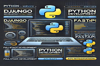 create django, flask, react and fastapi based stunning websites