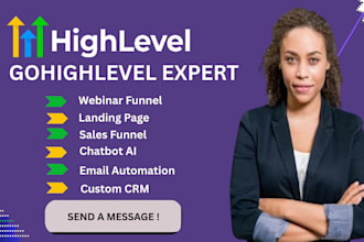 gohighlevel, ghl webinar funnel, ghl chatbot ai, ghl automation, ghl crm setup