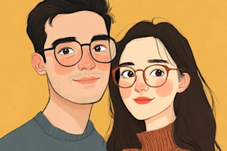 make a romantic family couple portrait