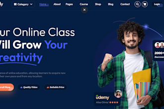 design lms educational website institute website education lms elearning website