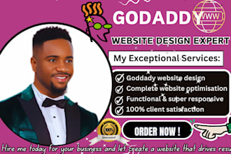 design godaddy website godaddy website redesign godady design landing page