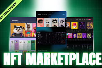 create advanced nft marketplace with custom features