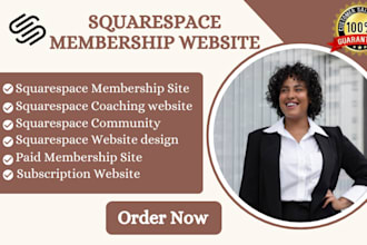 build squarespace membership site squarespace  subscription course website