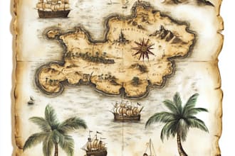 draw a custom map for fantasy, scifi, book or boardgame