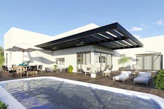 create your front garden backyard patio landscape design