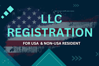 do USA llc registration for USA non USA resident  for business registration