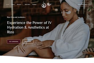 build iv hydration website iv therapy website and dna testing website
