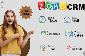 setup zoho crm zoho flow zoho recruit zoho site zoho mail zoho one zoho commerce