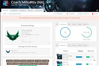duo with you in league of legends as an emerald player