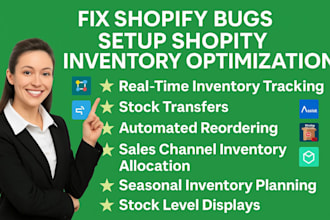 fix shopify bugs setup shopify inventory optimization assisty stocky bundle app