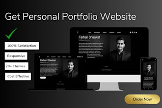 do personal portfolio website, portfolio resume using react tailwind css vite