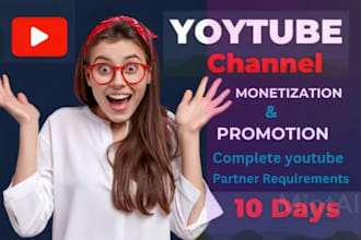 do USA youtube promotion, onlyfans promotion, fanvue, channel moonetization