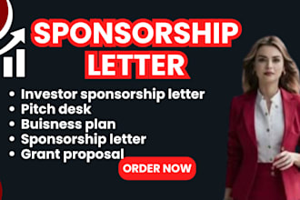 write a winning investor sponsorship letter grant proposal fundraising business