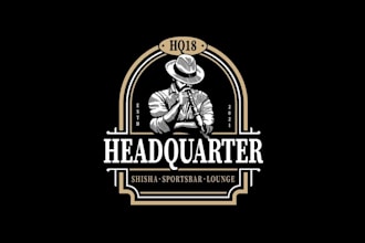 design classic corporate sports bar and lounge logo