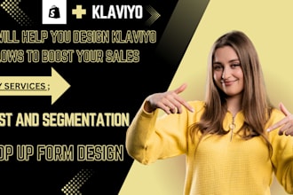 set up klaviyo shopify email marketing automation and flows to boost sales
