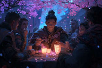 draw a dnd art and d and d character for you