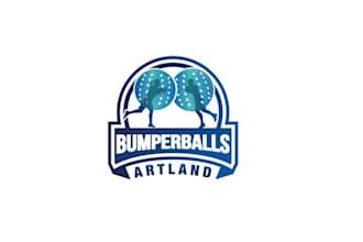 design innovative bumper balls logo