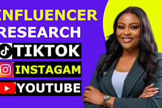 influencer research, best instagram research, tiktok influencer
