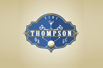 design golf club head cover logo