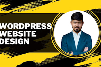create website or website redesign and wordpress landing page