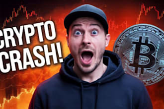 design viral business, finance, economy, crypto, youtube thumbnail miniature