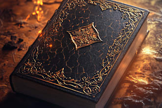 do fantasy book cover design, thriller book cover